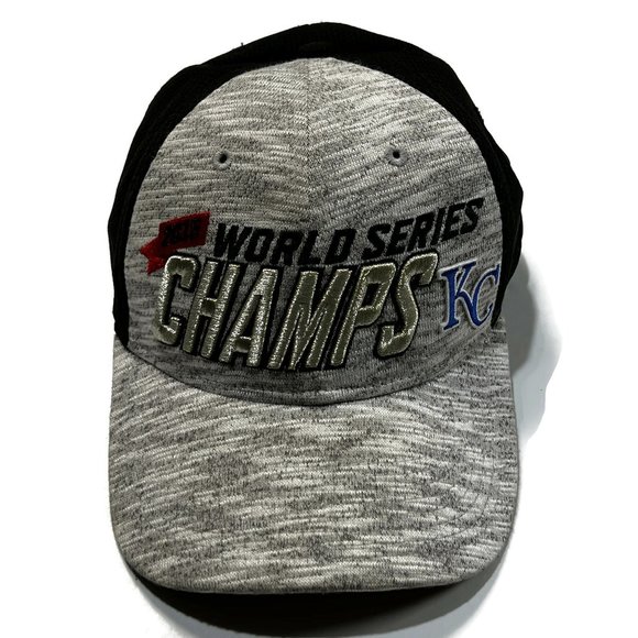 New Era Kansas City Royals 2015 World Series Champs On Field Hat 39THIRTY Cap - Picture 1 of 10